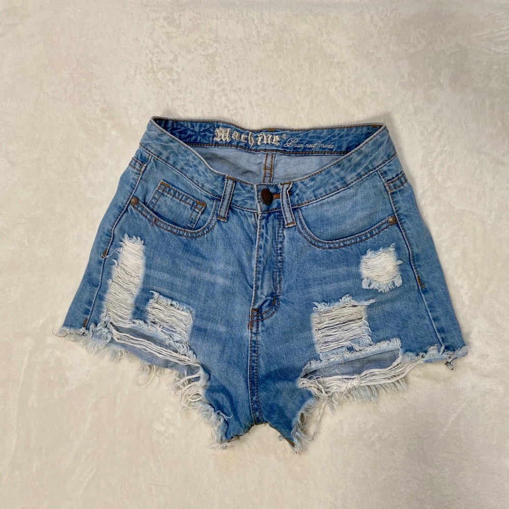 Denim shorts